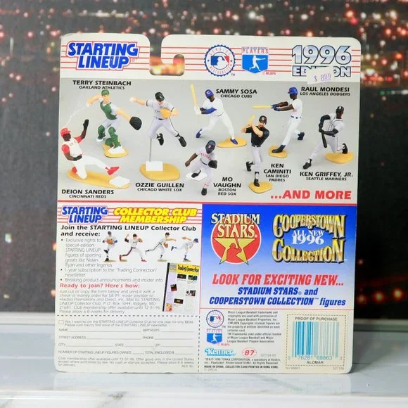 Roberto Alomar Jr. Vintage Baseball Figurine by Starting Lineup! Blue Jays!!! - Picture 2 of 6